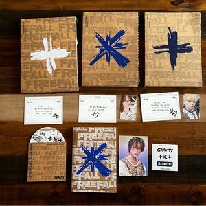 Signed txt tomorrow x together freefall album bundle